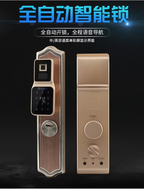 喜樂蒂全自動家用智能鎖