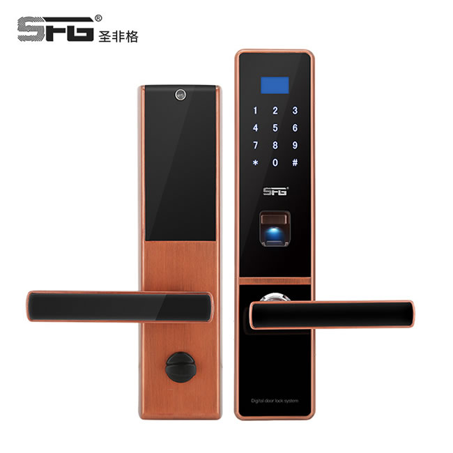 圣非格指紋鎖 家用防盜門鎖智能鎖密碼鎖