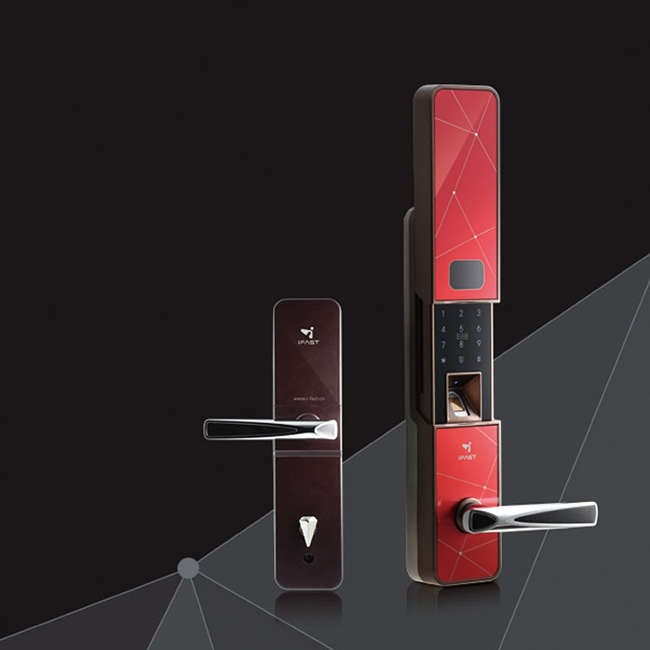 艾飛斯智能鎖 家用指紋密碼鎖智能防盜鎖 