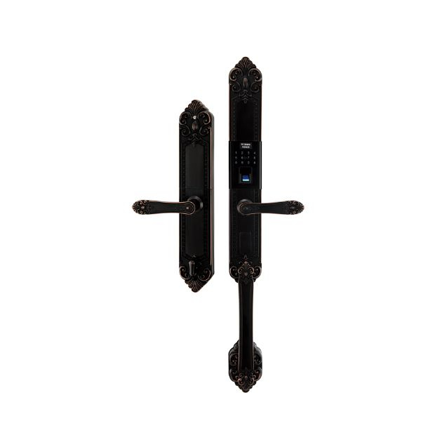 帝門智能鎖 DM-9068B黑色別墅門指紋密碼鎖