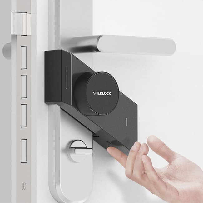 眾家安指紋鎖 智能貼鎖家用防盜門鎖