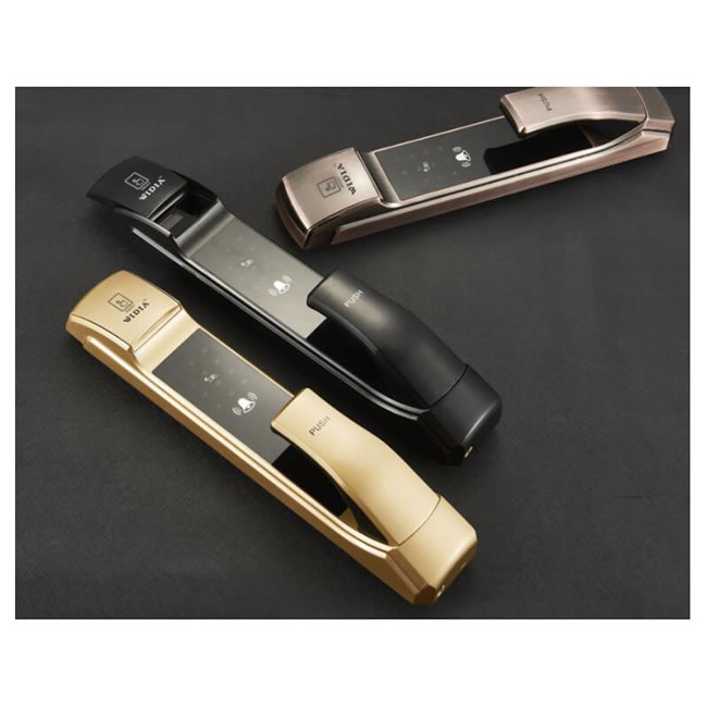 威迪亞智能鎖 推拉式指紋密碼鎖