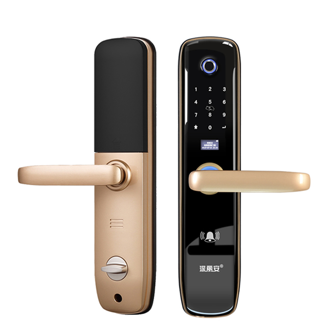 深麗安智能鎖 A2家用防盜門木不銹鋼門鎖