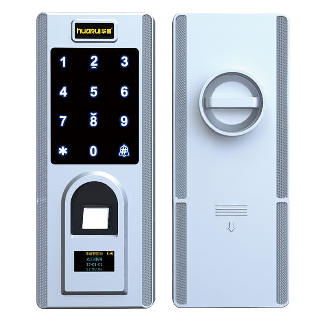 華睿智能鎖 HR501玻璃門指紋鎖