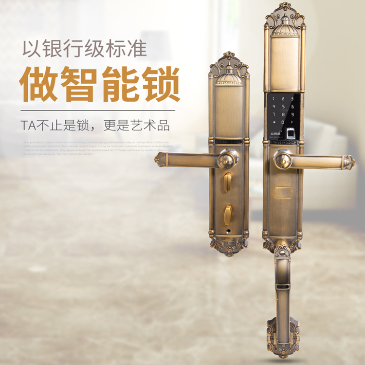 索普頓指紋鎖 S12別墅大門密碼磁卡感應智能鎖