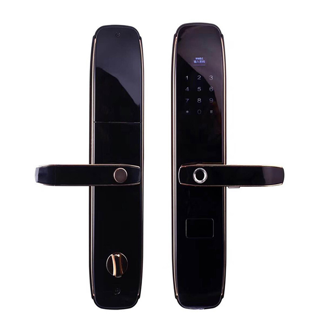 佑家智能鎖 時尚觸摸屏指紋密碼鎖