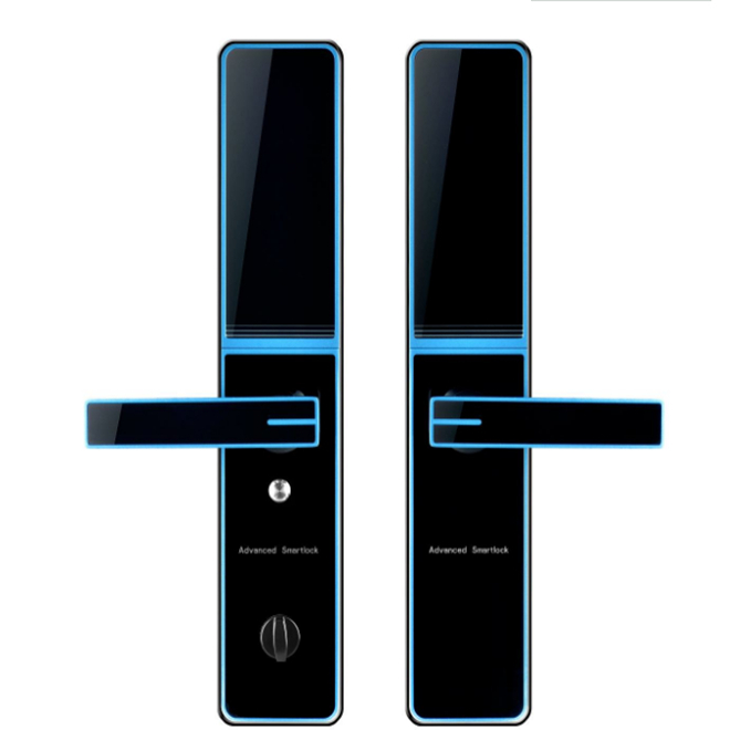 肯塔智能鎖 時尚滑蓋分級權限 雙核雙驅密碼鎖