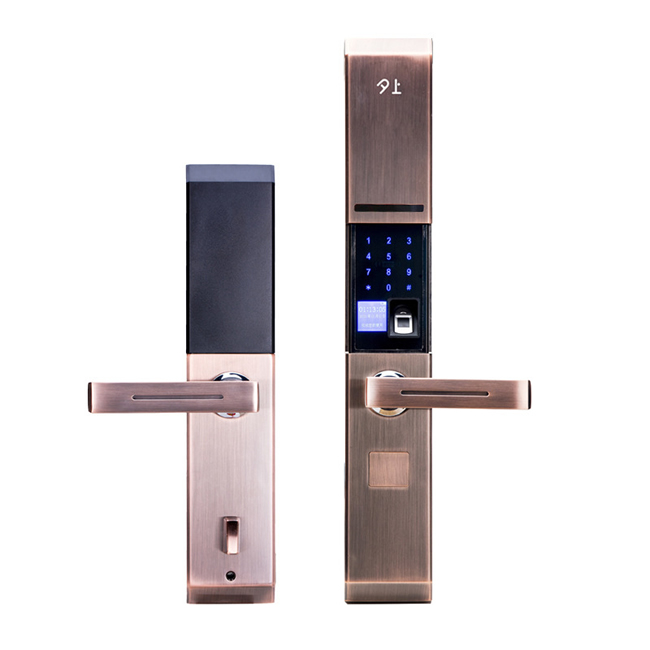 夕上智能鎖 A1家用防盜大門室內(nèi)刷卡指紋門鎖