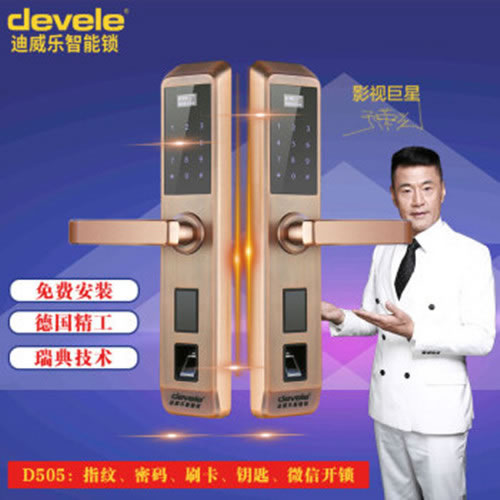 迪威樂智能鎖 D505家用防盜門鎖指紋鎖