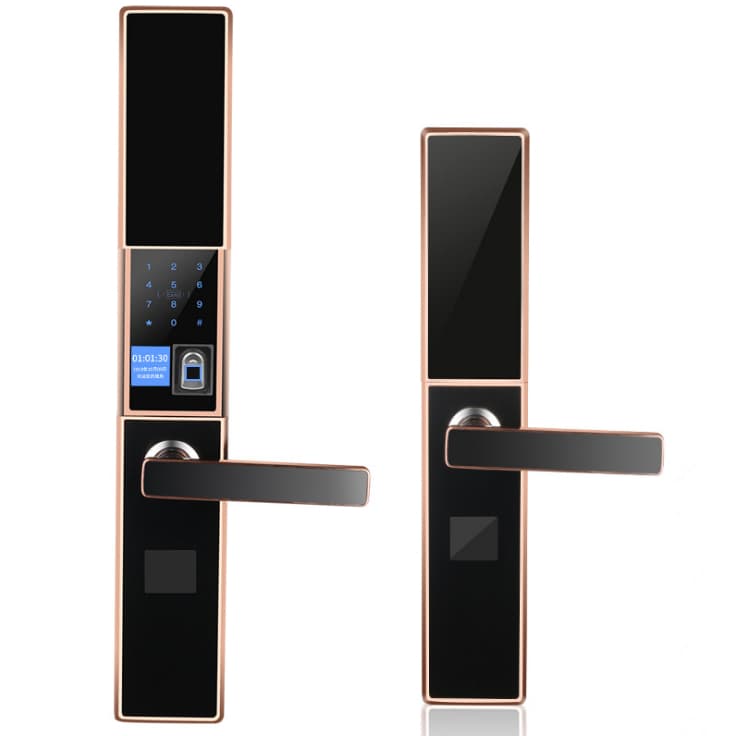 智聯(lián)美家智能鎖 M0507自動(dòng)下滑蓋指紋密碼鎖