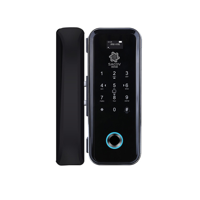 賽科威智能鎖 JA-X1玻璃指紋密碼鎖