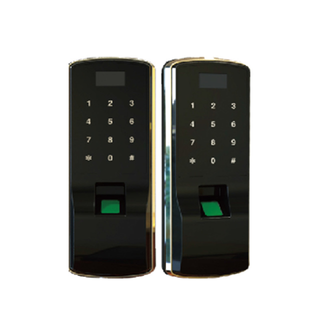 家安芯智能鎖 雙開門玻璃門指紋鎖