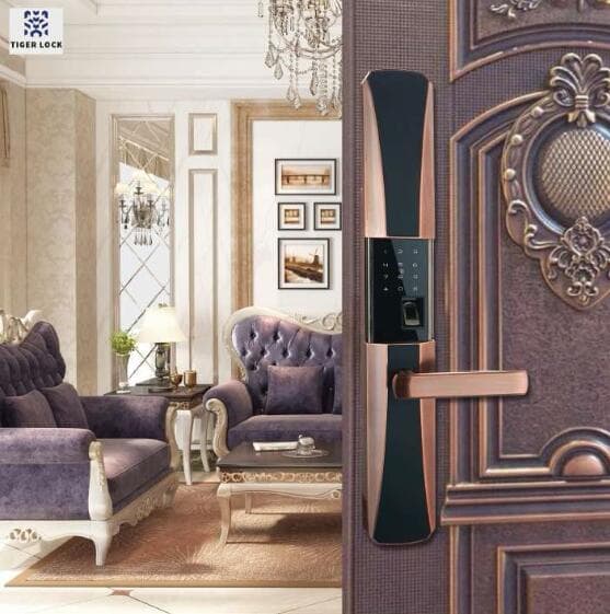 虎牌智能鎖 HP-2滑蓋指紋密碼鎖