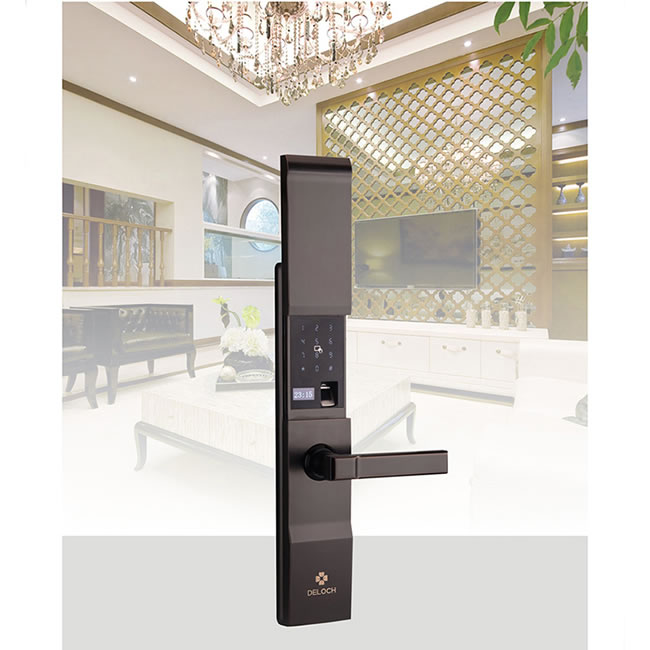 德洛克智能鎖 V5時尚滑蓋智能鎖