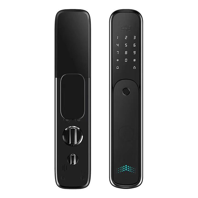 泓心智能鎖 時尚推拉式密碼指紋鎖