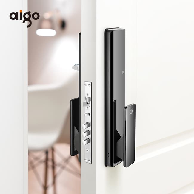 aigo愛國者智能鎖 A05家用防盜門鎖通用型密碼鎖