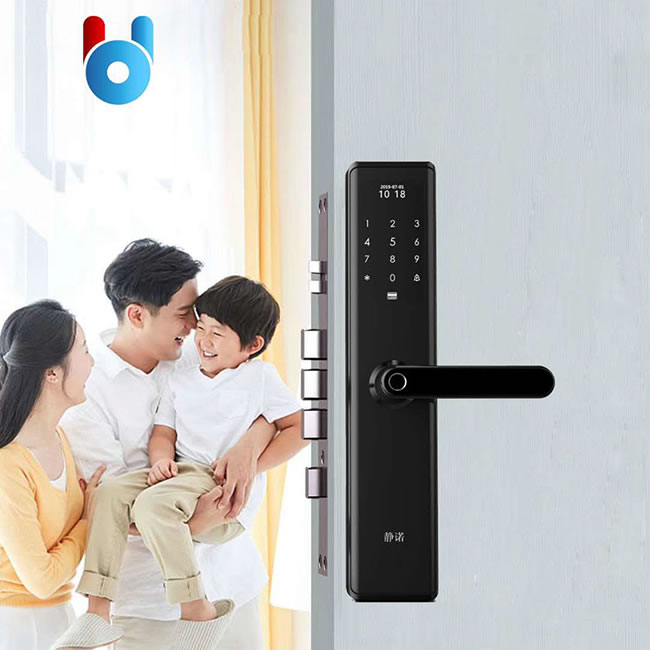 靜諾智能鎖 D11時(shí)尚直板一握即開智能鎖
