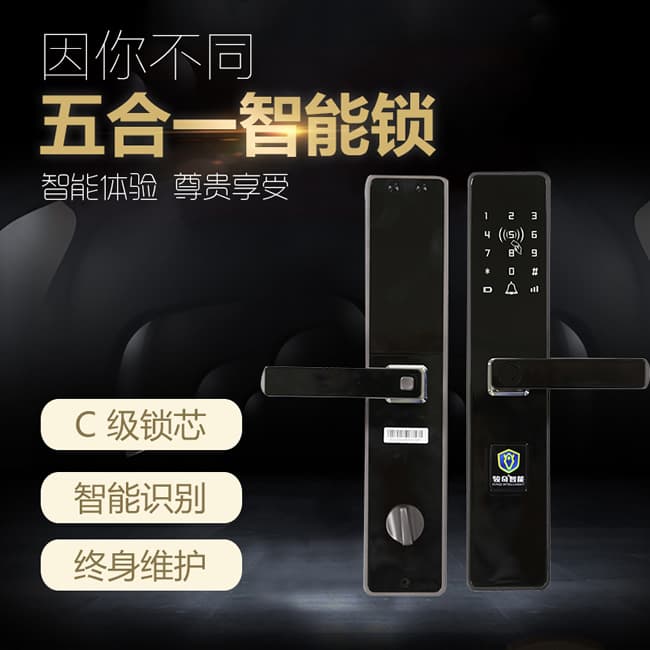 駿奇智能鎖 JQ185家用全自動房門鎖