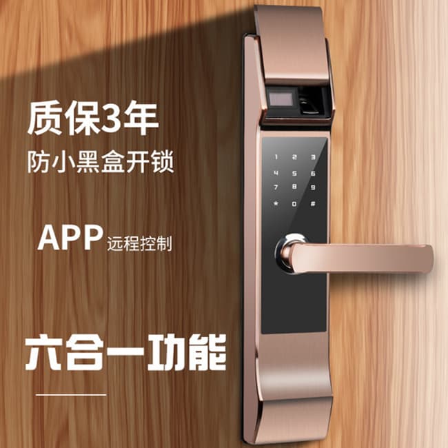 艾爾邁智能鎖 全自動小滑蓋智能門鎖