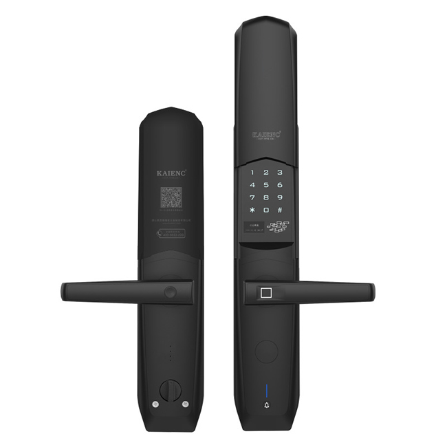 凱恩斯智能鎖 S8自動(dòng)滑蓋指紋密碼智能鎖