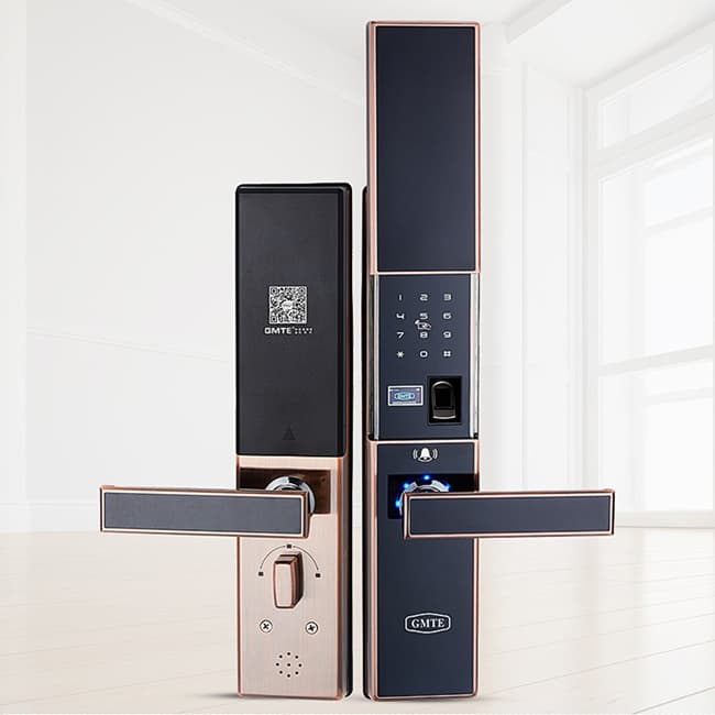 高美帝智能鎖 G4全自動滑蓋防盜指紋鎖密碼鎖