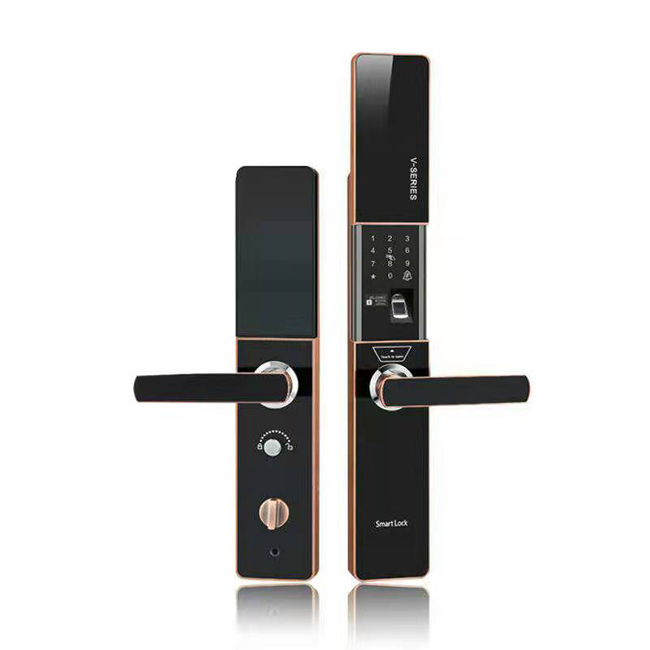 索立得智能鎖 A6-HG滑蓋指紋密碼智能鎖