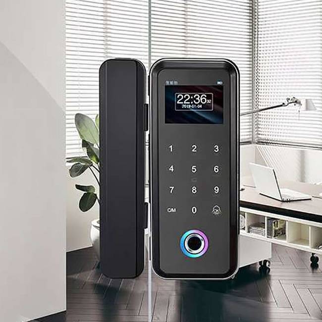 獅柯裝甲鎖 BD02指紋智能密碼玻璃鎖