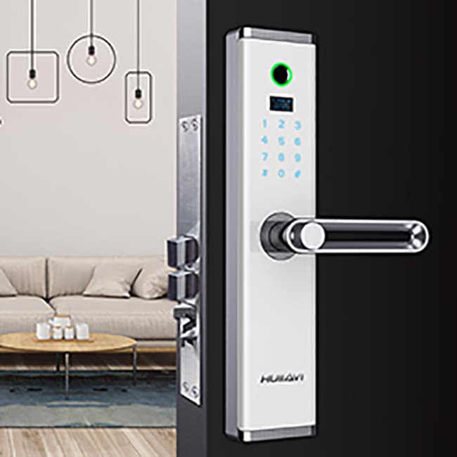 蘭蒂斯智能鎖 H5指紋鎖智能電子門鎖