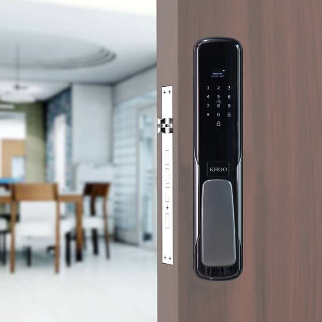 韓后智能鎖 KH-606全自動(dòng)指紋鎖防撬報(bào)警智能鎖