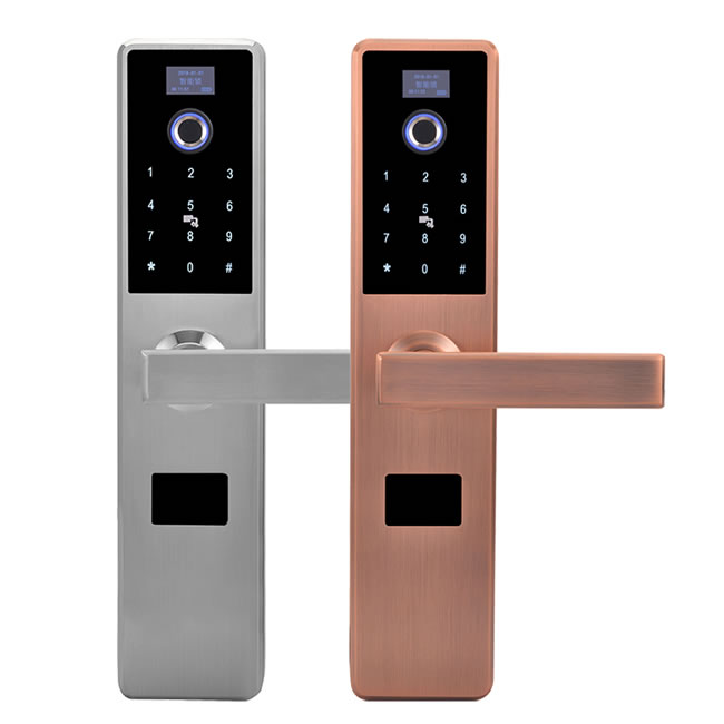 桂工智能鎖 GG-05系列直板家用智能指紋門鎖
