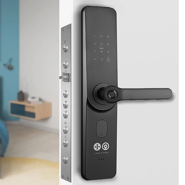 小凡智能鎖 E19家用防盜門(mén)室內(nèi)木門(mén)指紋密碼鎖