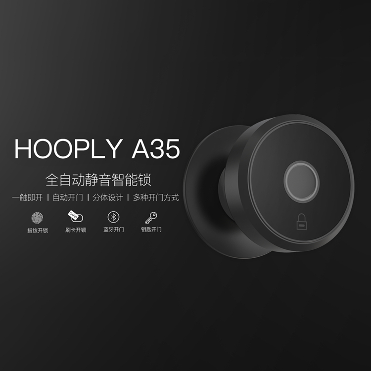 鴻利智能鎖 A35全自動靜音智能門鎖