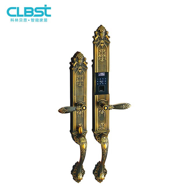 科林貝思智能鎖 CK-B04純銅定制別墅門(mén)指紋鎖