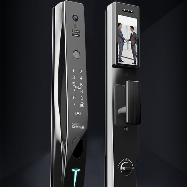 頂尖智派特斯拉全自動貓眼智能鎖 全自動一鍵解鎖