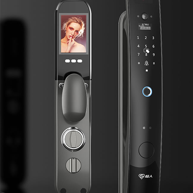 超人3D人臉智能鎖Q9-3RM 全自動(dòng)鎖體