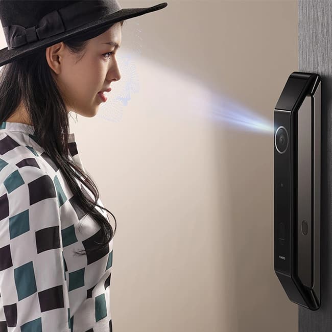 華為智能門鎖Pro 新款自研可視貓眼AI人臉識別全自動指紋解鎖