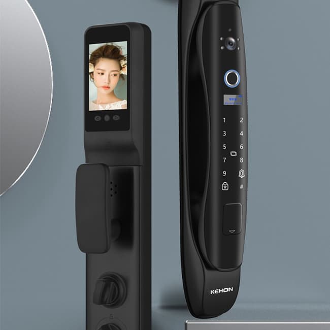 科熊V7智能鎖 電子貓眼抓拍密碼鎖