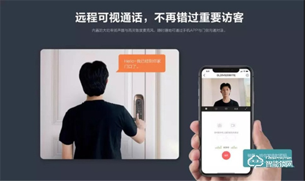 螢石視頻智能鎖DL20VS全新上市：內置200萬高清大廣角攝像頭，實現5米高清夜視
