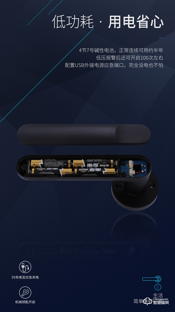 【房門新寵·簡(jiǎn)約之選】櫻花DZ-7003分體室內(nèi)門智能鎖 新品上市