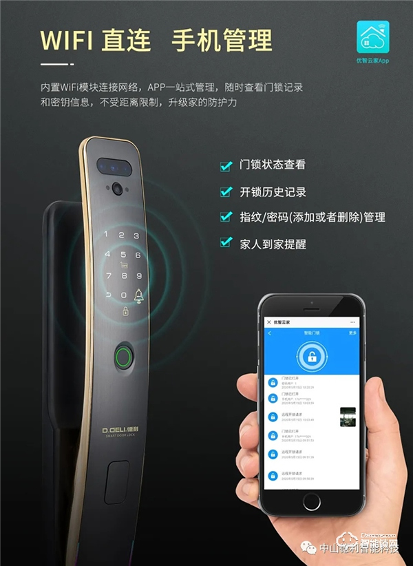 【德利】3D人臉 X 可視貓眼全自動智能鎖矚目登場！