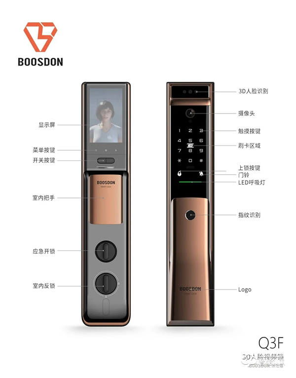 新品發(fā)布丨保仕盾Q3系列智能鎖震撼登場