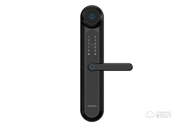 鴻雁IHM1001智能鎖：將指紋植入把手之中，使用頂級半導體指紋模組