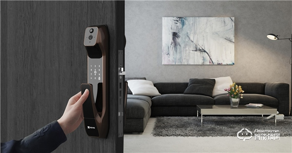 螢石智能鎖全自動鎖體，關(guān)門沒有“后顧”之憂