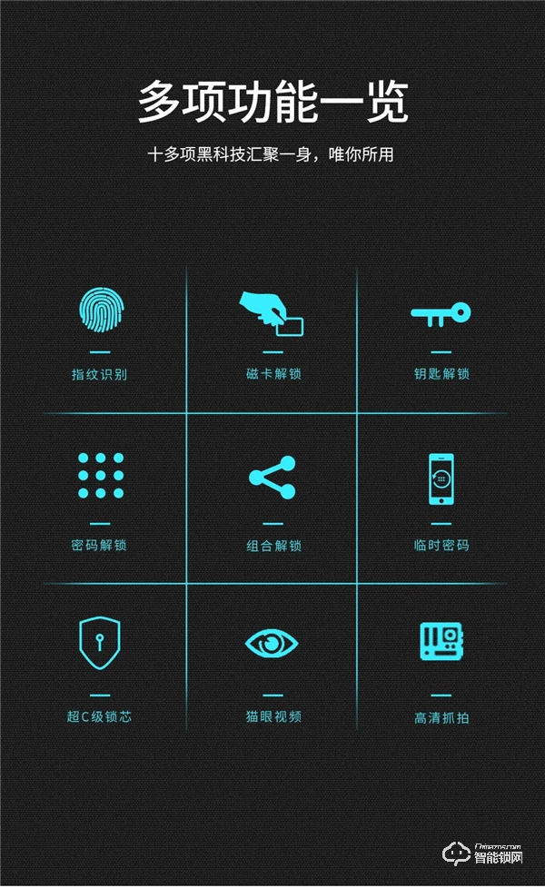 皇家金盾M30貓眼全自動指紋鎖開箱鑒賞