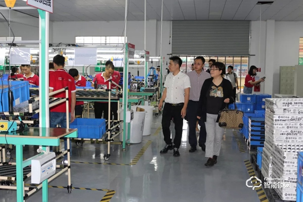 中國智能鎖行業考察行之走進櫻花指紋鎖