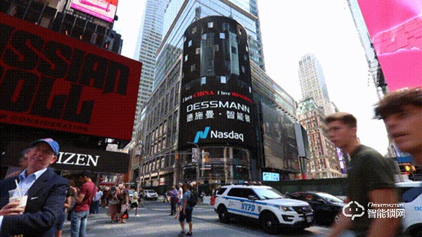德施曼智能鎖點(diǎn)亮紐約時(shí)代廣場(chǎng)
