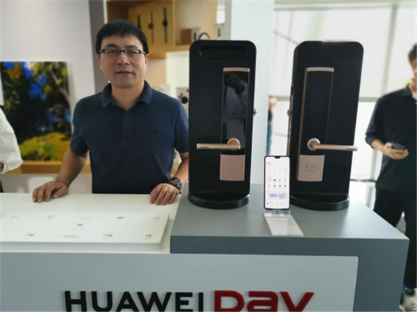 華為Mate30系列國內(nèi)發(fā)布會直擊！青稞智能鎖同臺亮相