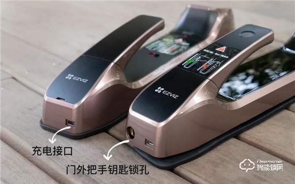 螢石視頻鎖，雙鋰電池供電，詮釋一款好智能鎖該有的續(xù)航能力