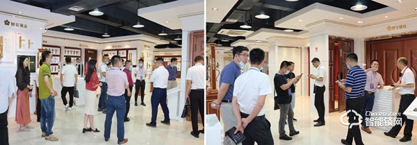 櫻花智能鎖一周內(nèi)迎來三盛、路勁兩大中國房地產(chǎn)百強企業(yè)的參觀考察