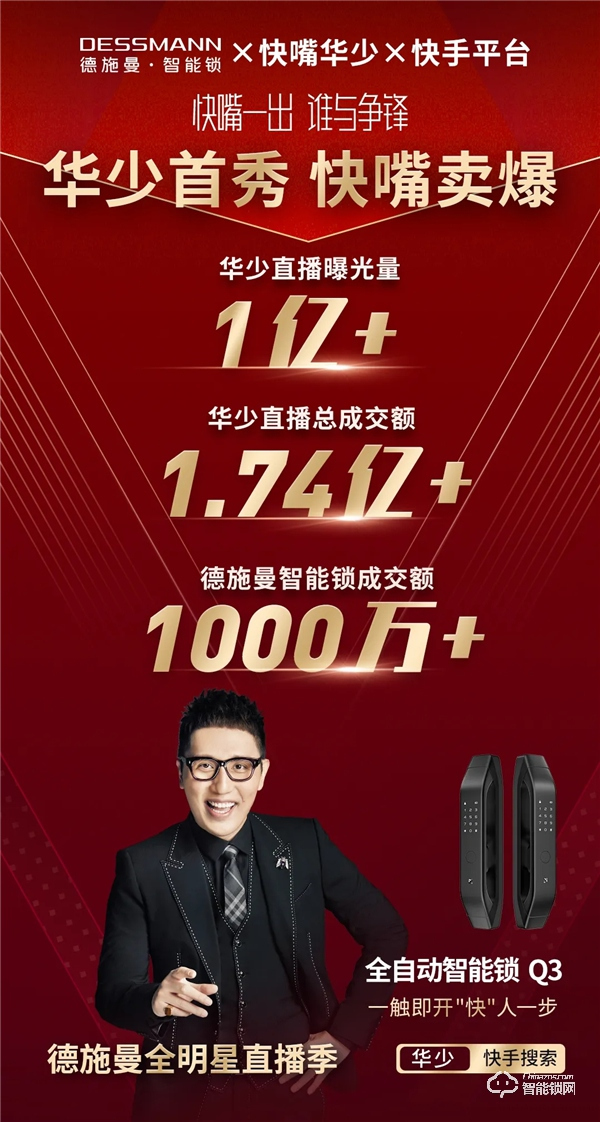 總曝光量破億、總銷售額破千萬(wàn)！華少、袁弘&張歆藝燃爆德施曼全明星直播夜